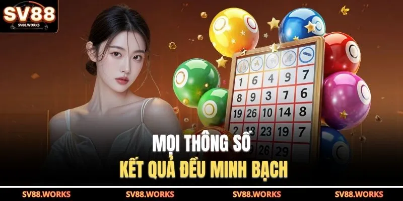Quay Số SV88 3 Mọi thông số kết quả đều minh bạch