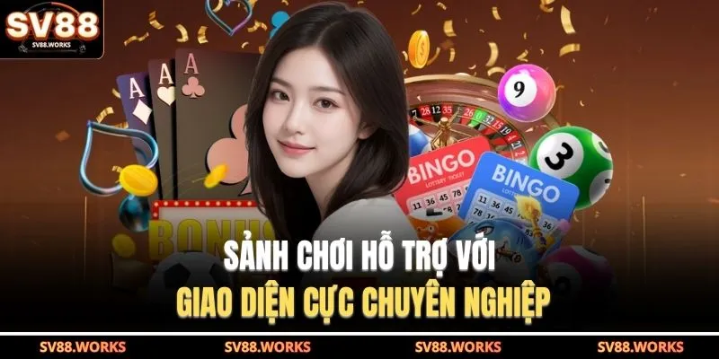 Live Casino SV88 2 Sảnh chơi hỗ trợ với giao diện cực chuyên nghiệp